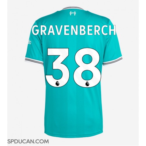 Muški Nogometni Dres Liverpool Ryan Gravenberch #38 Rezervni 2025-26 Kratak Rukav